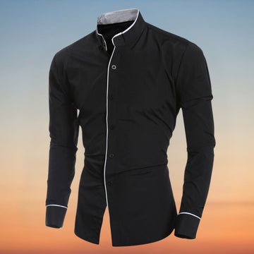 Wendelle | Hemd met Staande Kraag