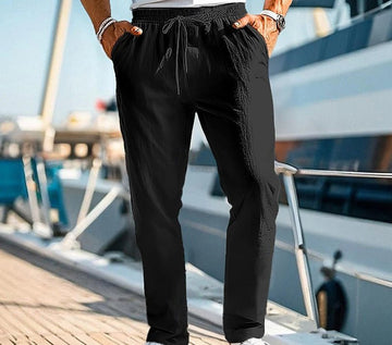 Salcedo | Klassieke Heren Katoen-Linnen Broek