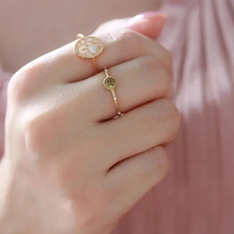 Layla - Peridot Schoonheidsring