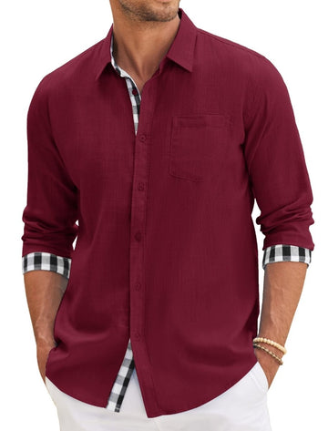 Rutger | Klassiek Geruit Lange Mouwen Overhemd