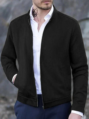 Franzie | Klassiek Suedette Zip Jack voor Heren