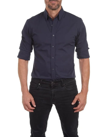 Jokick | Premium Oxford Stretch Rits Shirt voor Heren