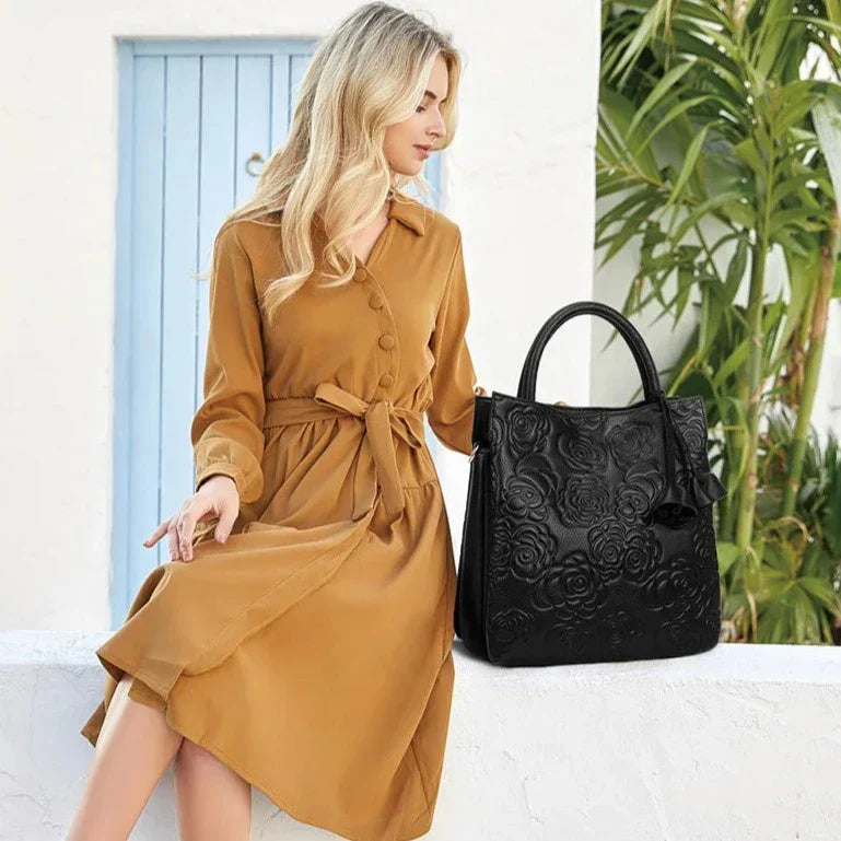 ModeParisienne® Anne - Dameshandtas in Echt Leer