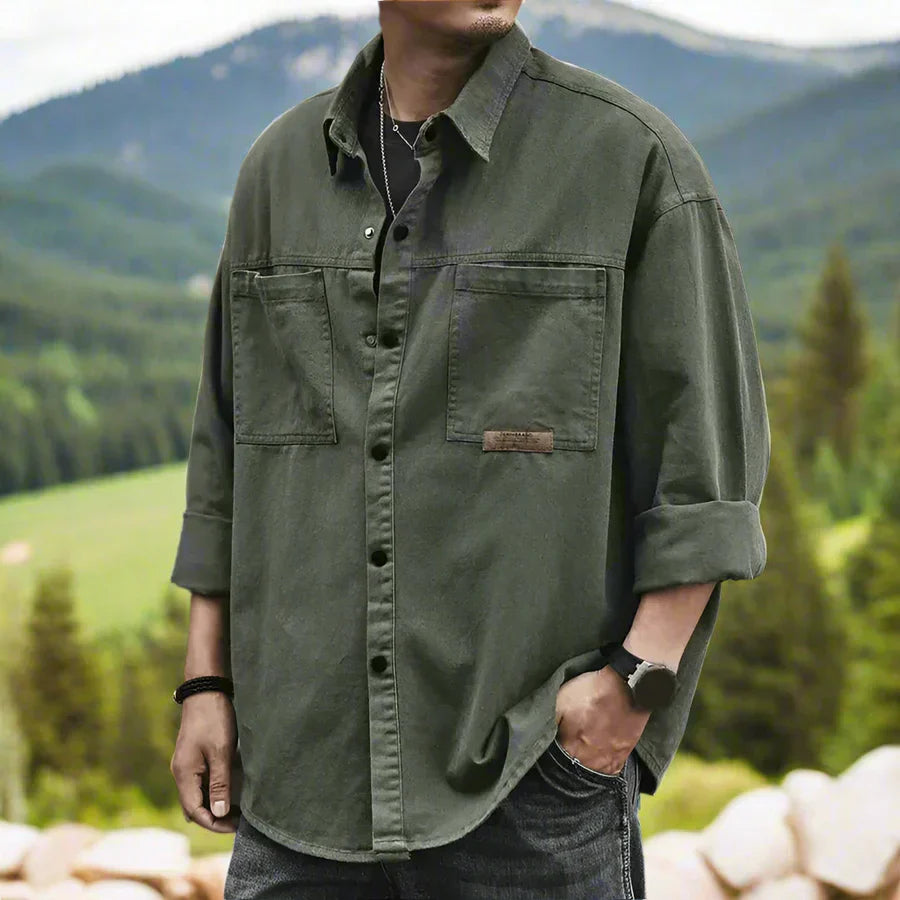 Folmer | Shirt met Lange Mouwen