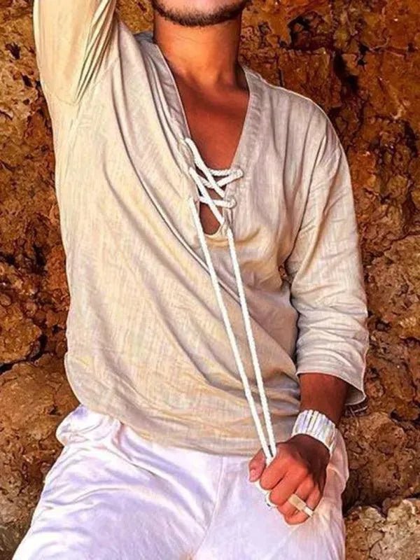 Delino | Voyager V-hals Heren Shirt